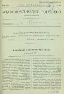 Wiadomości Banku Polskiego, 1936, R. 13, nr 23