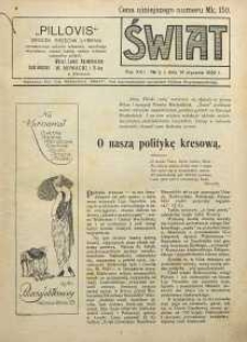 Świat, 1922, R. 17, nr 2