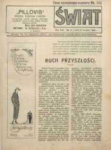 Świat, 1922, R. 17, nr 16