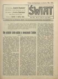 Świat, 1922, R. 17, nr 21