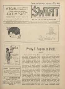 Świat, 1922, R. 17, nr 47