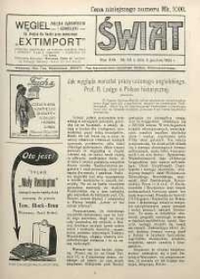 Świat, 1922, R. 17, nr 48