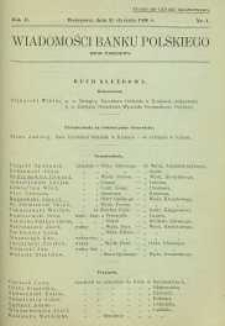 Wiadomości Banku Polskiego : Dział urzędowy, 1936, R. 2, nr 1