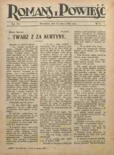 Romans i Powieść, 1922, R. 14, nr 11