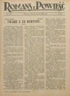 Romans i Powieść, 1922, R. 14, nr 37