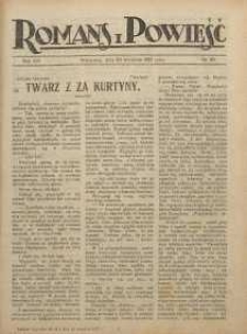 Romans i Powieść, 1922, R. 14, nr 38