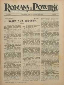 Romans i Powieść, 1922, R. 14, nr 39