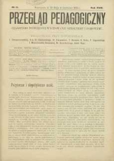 Przegląd Pedagogiczny, 1899, R. 18, nr 11
