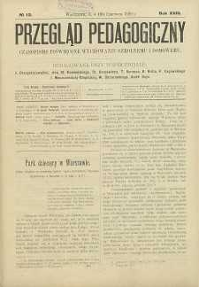 Przegląd Pedagogiczny, 1899, R. 18, nr 12