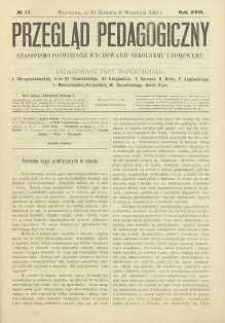 Przegląd Pedagogiczny, 1899, R. 18, nr 17