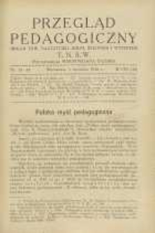 Przegląd Pedagogiczny, 1938, R. 57, nr 17/18