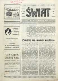 Świat, 1926, R. 21, nr 2