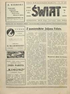 Świat, 1926, R. 21, nr 9