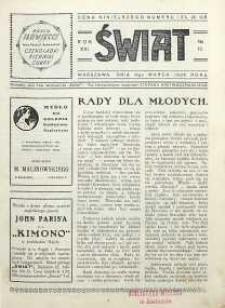 Świat, 1926, R. 21, nr 10