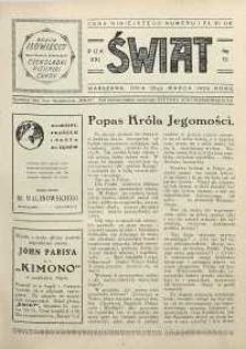 Świat, 1926, R. 21, nr 12