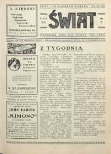 Świat, 1926, R. 21, nr 13
