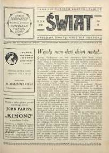 Świat, 1926, R. 21, nr 14
