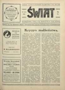 Świat, 1926, R. 21, nr 16