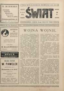 Świat, 1926, R. 21, nr 19