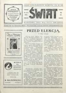 Świat, 1926, R. 21, nr 22