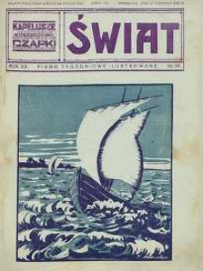 Świat, 1925, R. 20, nr 26