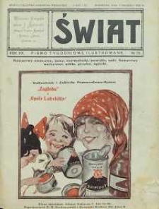 Świat, 1925, R. 20, nr 36