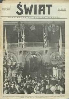 Świat, 1926, R. 21, nr 28/29