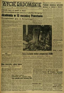 Życie Radomskie, 1957, nr 181