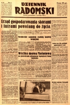 Dziennik Radomski, 1940, R. 1, nr 26