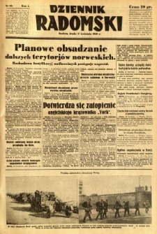 Dziennik Radomski, 1940, R. 1, nr 39