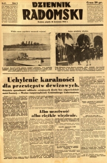 Dziennik Radomski, 1940, R. 1, nr 47