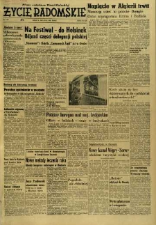 Życie Radomskie, 1962, nr 178