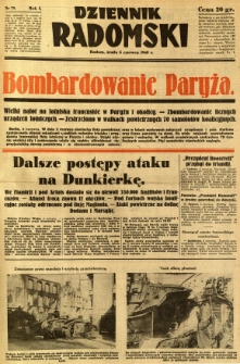 Dziennik Radomski, 1940, R. 1, nr 79