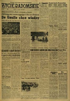 Życie Radomskie, 1958, nr 121