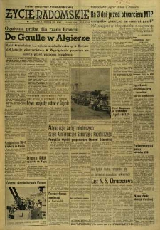 Życie Radomskie, 1958, nr 135