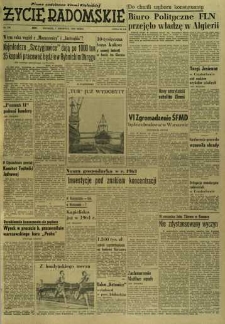 Życie Radomskie, 1962, nr 186