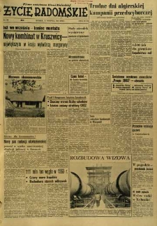 Życie Radomskie, 1962, nr 198