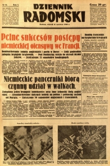 Dziennik Radomski, 1940, R. 1, nr 84