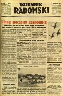 Dziennik Radomski, 1940, R. 1, nr 102