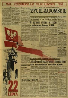 Życie Radomskie, 1958, nr 174