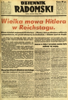Dziennik Radomski, 1940, R. 1, nr 119