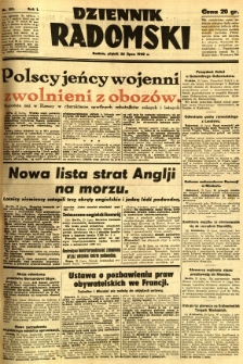 Dziennik Radomski, 1940, R. 1, nr 123
