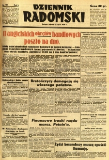 Dziennik Radomski, 1940, R. 1, nr 124