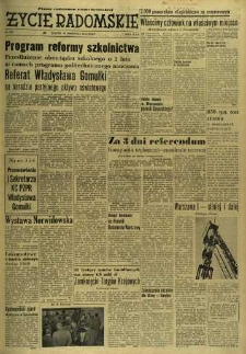 Życie Radomskie, 1958, nr 231