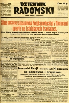 Dziennik Radomski, 1940, R. 1, nr 131