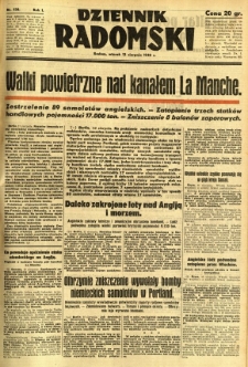 Dziennik Radomski, 1940, R. 1, nr 138