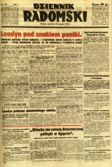 Dziennik Radomski, 1940, R. 1, nr 152
