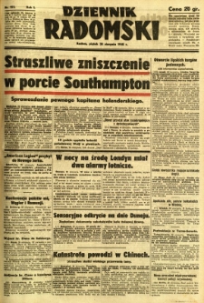 Dziennik Radomski, 1940, R. 1, nr 153