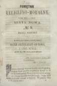 Pamiętnik Religijno-Moralny, 1859, R. 18, T. 4, nr 9