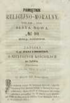 Pamiętnik Religijno-Moralny, 1859, R. 18, T. 4, nr 10